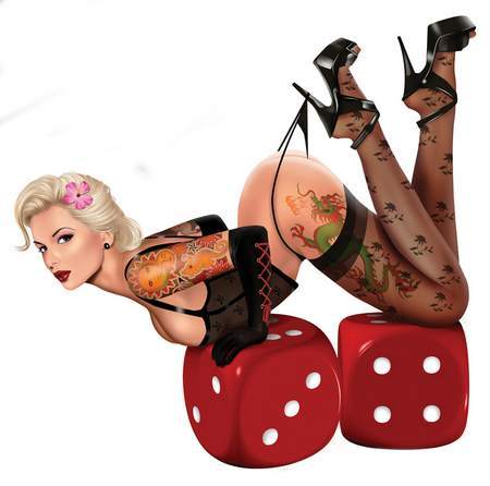 rare amp 50 s blond dice corset amp panties lucky car rare amp 50 s blond dice corset amp panties lucky car