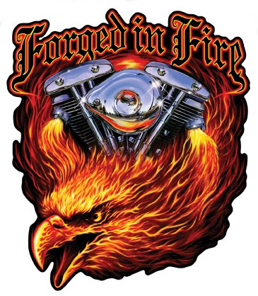 FLAG EAGLES DECAL JA203